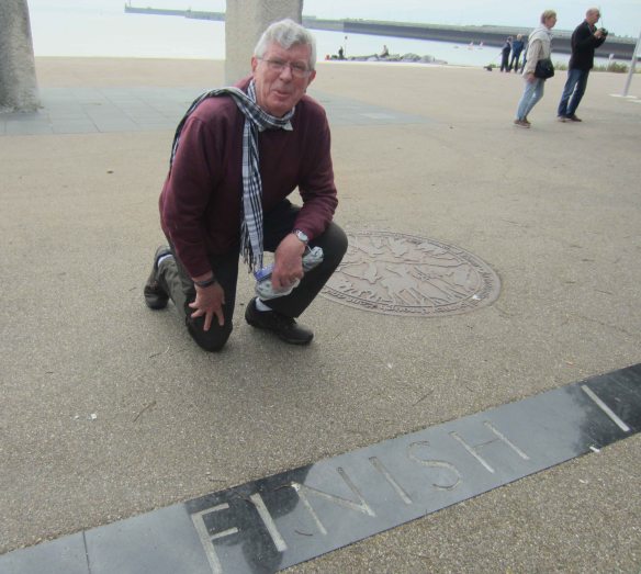 On the Dover waterfront I reach the endpoint of the North Downs Way.
