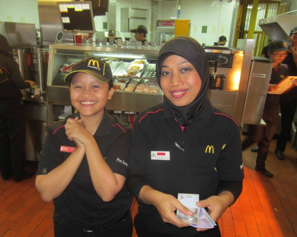 Smiles with those fries?